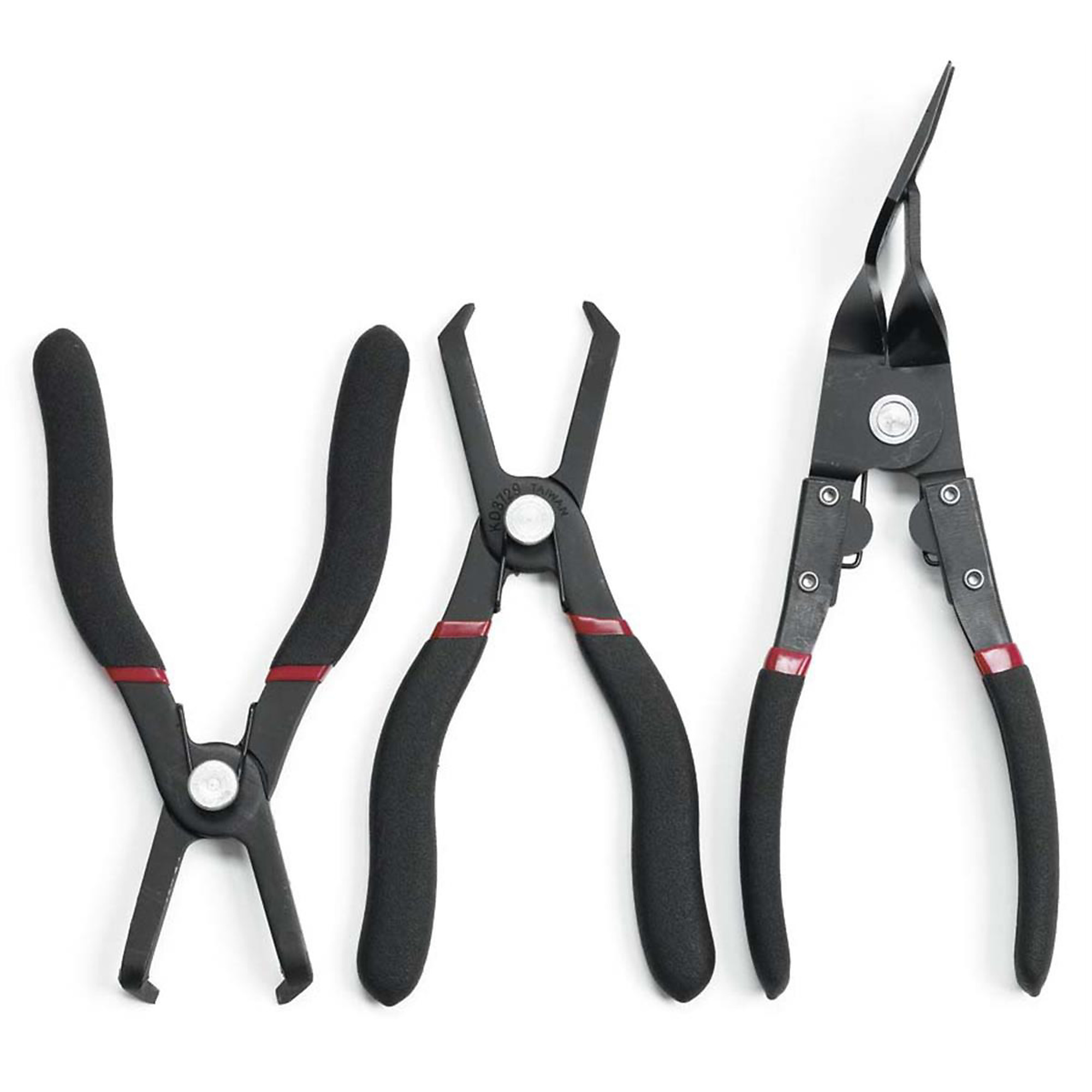 GearWrench Body Clip Plier Set — 3-Piece, Double Cushion Grip, Model# KDT41850